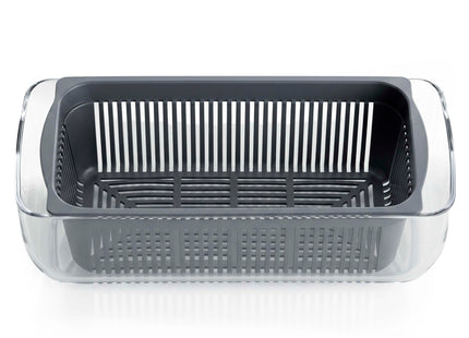 Groentesnijder 7-in-1 – Multifunctionele groenterasp – Met opvangbak en accessoires – Grafiet/Groen