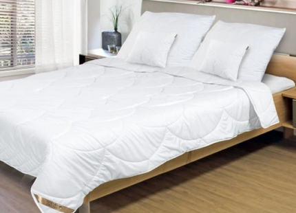 2-in-1 Dekbed - 140 x 200 cm - Wit- Dekbed zonder overtrek - Anti Allergie & Ademend - All Year Dekbed - Zomerdekbed & Winterdekbed