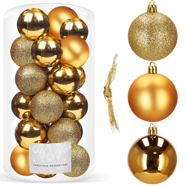 Kerstballen | 20 Stuks | 4 cm | Goud