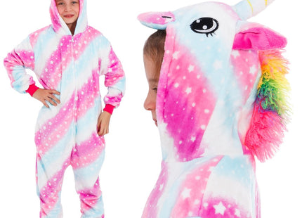 Onesie Kinderen | Eenhoorn | Maat 130/140 | Multicolor