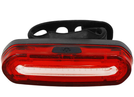 Fietslamp - Fietslicht - Fietsverlichting - Achterlicht fiets - LED - USB - Zwart/Rood