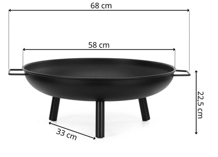 BBQ Tripod - Driepoot -Inclusief Pot - Inclusief Rooster - Inclusief Vis Rookplankjes - Inclusief Vuurschaal - 51 x 152 cm