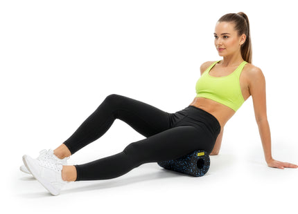 Foamroller | Foam Roller | Medium Hardheid | 29,5 cm | Zwart/Blauw