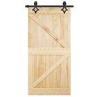 Schuifdeur - Grenenhout - Industrieel - Ruimtebesparing - Functioneel - 210 x 100.5 x 5.4 cm