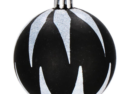Kerstballen | 77 Stuks | Zwart