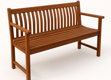 Tuinbank | Tuinbankje | Zitbank Buiten | Naaldhout | 160 x 56,5 x 87,5 cm | Bruin