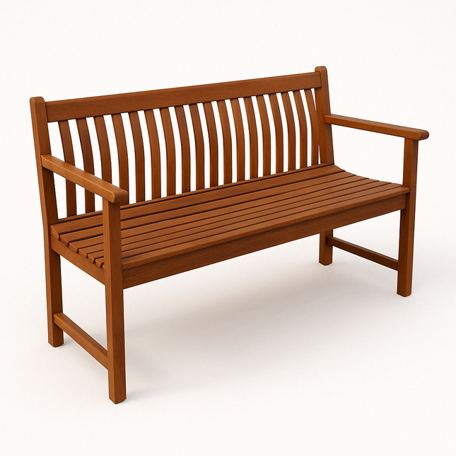 Tuinbank | Tuinbankje | Zitbank Buiten | Naaldhout | 160 x 56,5 x 87,5 cm | Bruin