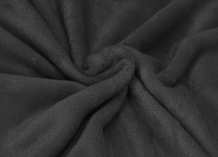 Fleece deken | Sprei | Deken | Woonaccessoires | 70x160 cm | Grafiet