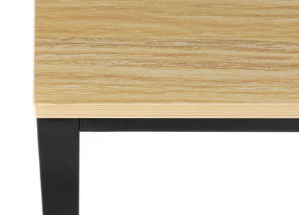 Bureau – Werkbureau – Computer Bureau – Bureautafel – 48 x 120 x 120 cm – 100 Kg - industriële - Zwart - Naturel