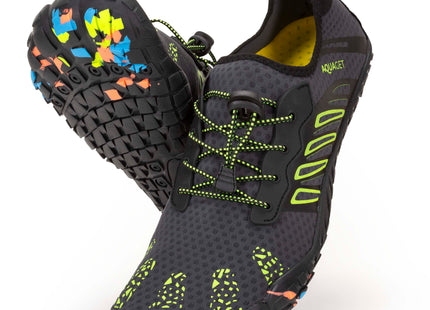 Waterschoenen - AQUA Shoes - Sneldrogend - Rubber - Unisex - Zwart/Groen - Maat 41