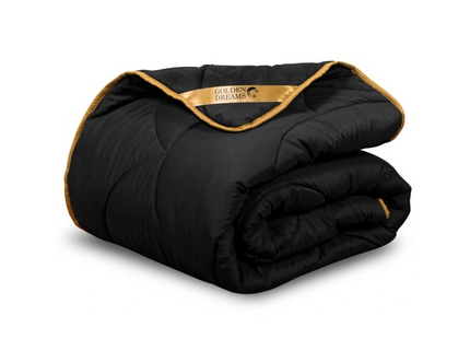 2-in-1 Dekbed - 200 x 220 cm - Zwart - Dekbed zonder overtrek - Anti Allergie & Ademend - All Year Dekbed - Zomerdekbed & Winterdekbed