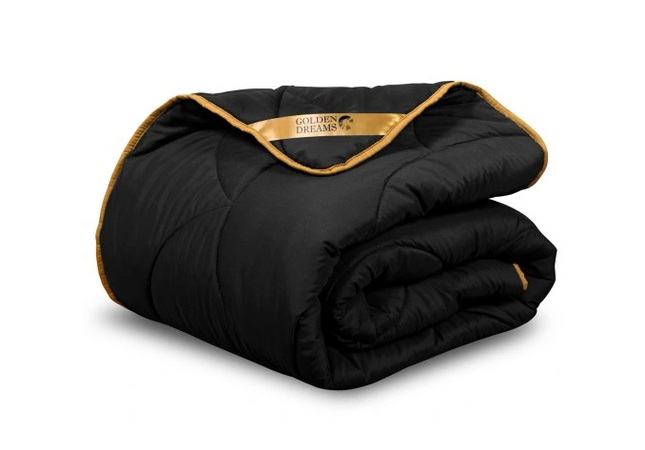 2-in-1 Dekbed - 200 x 220 cm - Zwart - Dekbed zonder overtrek - Anti Allergie & Ademend - All Year Dekbed - Zomerdekbed & Winterdekbed