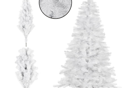 Kunstkerstboom | Besneeuwd Witte Spar | 220 cm | Zonder Verlichting