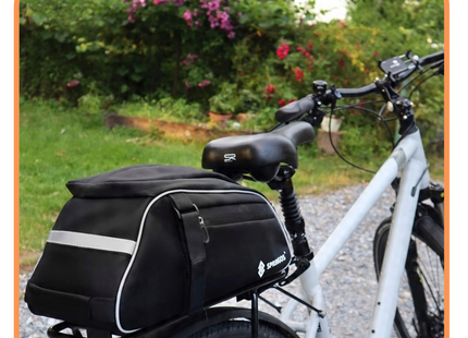 Fietstas - Bagagedrager - PU - 12 L - Zwart