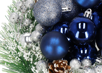 Kerstballen | 20 Stuks | 4 cm | Marineblauw