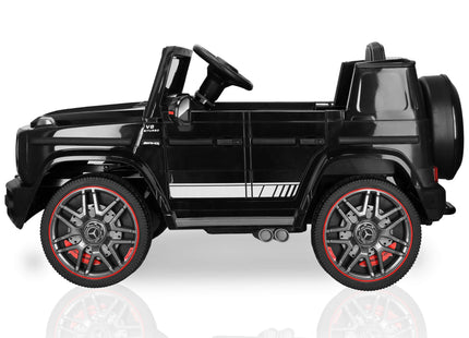 Elektrische Mercedes AMG G63 - Elektrische Auto - 12 V Accu - AUX - Aangedreven - Afstandsbediening - Kunststof - Metaal - Zwart - Rood
