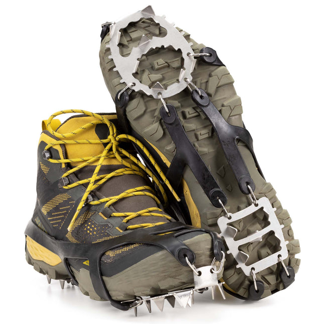 Sneeuwgripzolen Voor Wandelschoenen - Spikes voor Schoenen - Anti Slip - Zwart - 40 -45