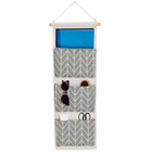 Hangende Organizer - Opbergzak - Wand Organizer - Visgraatpatroon - Speelgoed - 3 Vakken