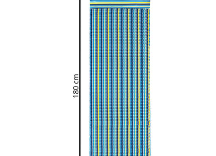 Strandmatras - Opvouwbaar - Kussen - Strepen - 180 X 60 CM - Kleurrijk