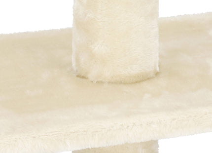Krabpaal - 7 Etages - Voor Katten - 245- 260 cm - Crème