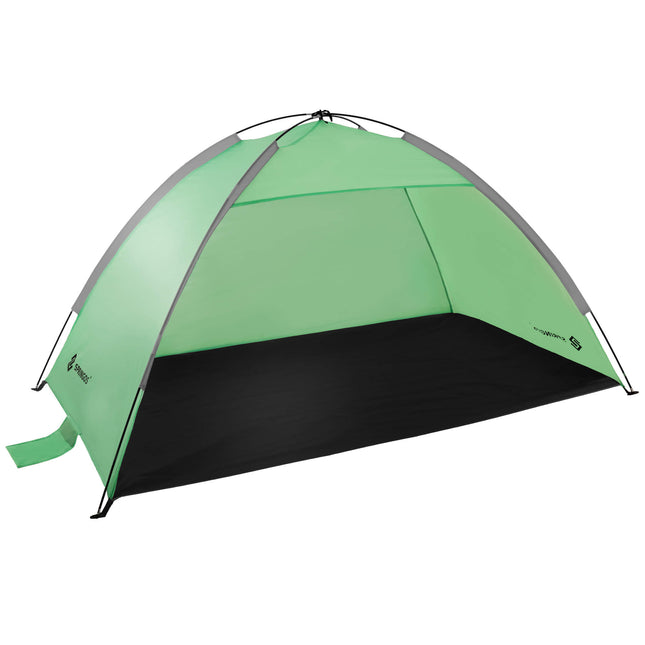 Strandtent | Tuintent | UV Filter | Inclusief Draagtas | 120 x 210 x 112 cm | Polyester | Polyethyleen | Groen | Zwart | Grijs