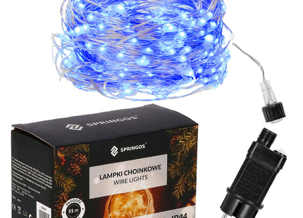 Kerstboomverlichting - 480 LED - 48 M - Blauw