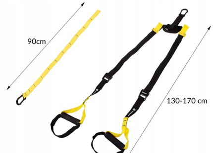 TRX Set | Suspension Trainer | Zwart/Geel