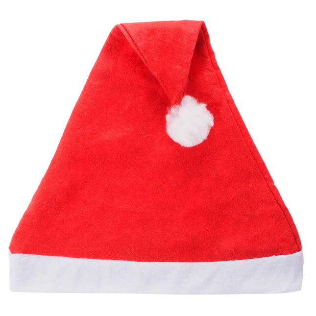 Kerstmanmuts - Kerstmanhoed - Kerstmanoutfit - Rood - Polyester