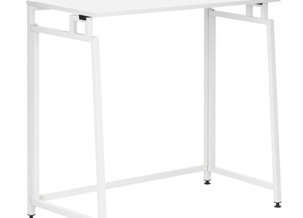 Bureau – Werkbureau – Computer Bureau – Bureautafel – Opklapbaar – 80 X 75 X 40 CM – 30 Kg - industriële - Wit