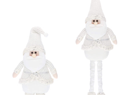 Kerstkabouter | 1 Stuk | Verstelbaar In Hoogte | Wit| 62-90 cm