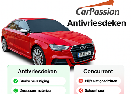 Antivriesdoek - Anti -Vries deken - Sneeuwhoes - Voorruitbescherming - Vorst - Sneeuw - Winter Small -  Zwart