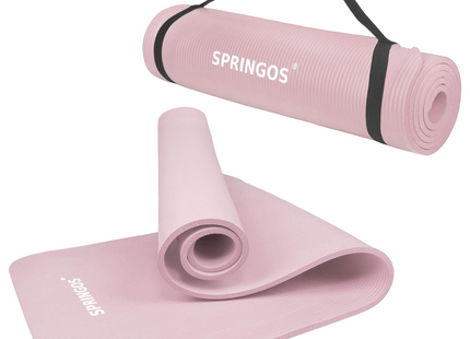 Yoga Mat | Extra Dik (15 mm) | Roze