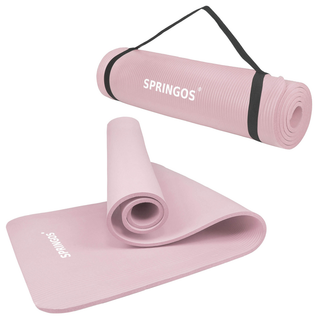 Yoga Mat | Extra Dik (15 mm) | Roze
