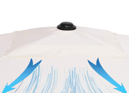 Parasol | Parasols | Kantelbaar | Met Ventilatie | Ecru | 200 X 130 cm