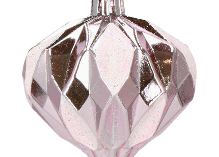 Kerstballen | 153 Stuks | Roze/Wit