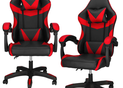 Gamestoel - Ergonomische Bureaustoel -  Verstelbaar - Rood/Zwart