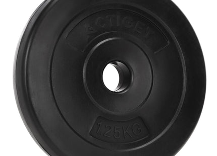Halterschijf | 1 x 1,25 kg | Kunststof | Zwart | 31 MM