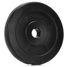 Halterschijf | 1 x 1,25 kg | Kunststof | Zwart | 31 MM