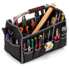 Gereedschapstas - Werkplaatstas - Gereedschapsorganizer - Vakken - Zwart - 41 x 23 x 35 cm