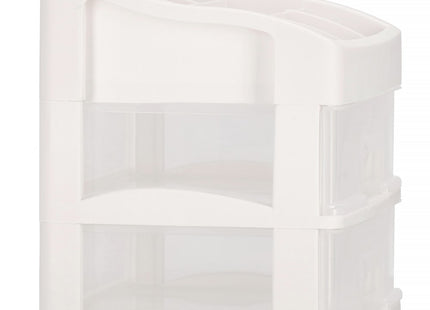 Organizer | Organizer Bakjes | Cosmetica Organizer | Wit / Transparant