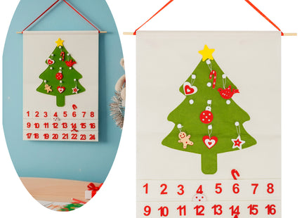 Adventskalender | 24 lades | Vilt | Kerstboom