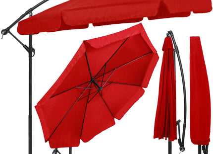 Parasol | Parasols | Kantelbaar | Met Ventilatie | Rood | Ø300 cm