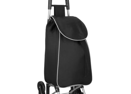 Boodschappentrolley - Met Zes Wielen - Grijs - Zwart - 30 L - 18 KG - 95 x 54 CM