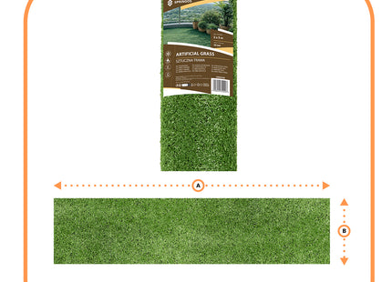 Kunstgras - 2 x 5 M - 10 MM Polhoogte