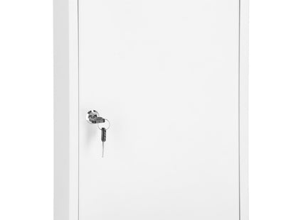 Sleutelkluis | Sleutelkast | Sleutelbox | 64 Haken | 45 x 30 x 8 cm | Wit