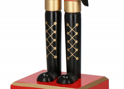 Notenkraker Kerst | 60 cm | Groen/Rood/Goud/Zwart
