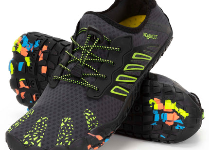 Waterschoenen - AQUA Shoes - Sneldrogend - Rubber - Unisex - Zwart/Groen - Maat 42