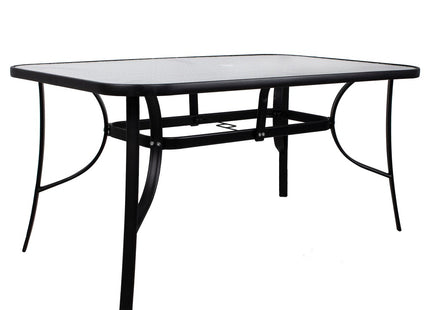 Tuinset | Tuinset 4 Persoons | Tuinsets | Tuintafel & Tuinstoelen | 4 Personen | Zwart