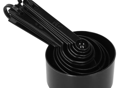 Maatlepels - Keuken Accessoires - Kunststof - 10 Stuks - Zwart