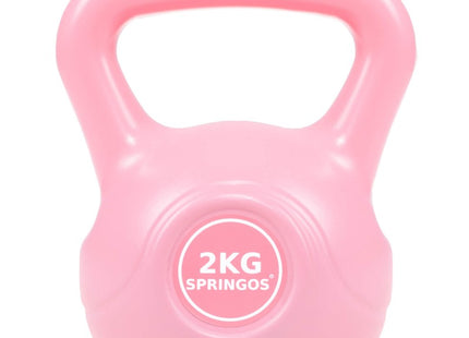 PVC Kettle Bell | Kettlebell | 2 kg | Roze